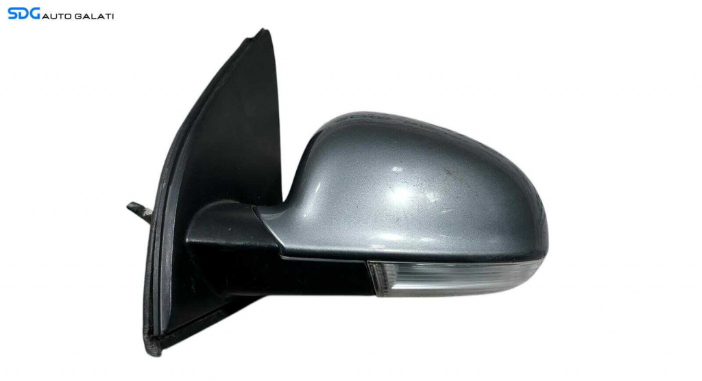 Oglinda Electrica Stanga Volkswagen Golf 5 HatchBack 2003 - 2008 Culoare Gri Cod 010880 [ L5704 ]