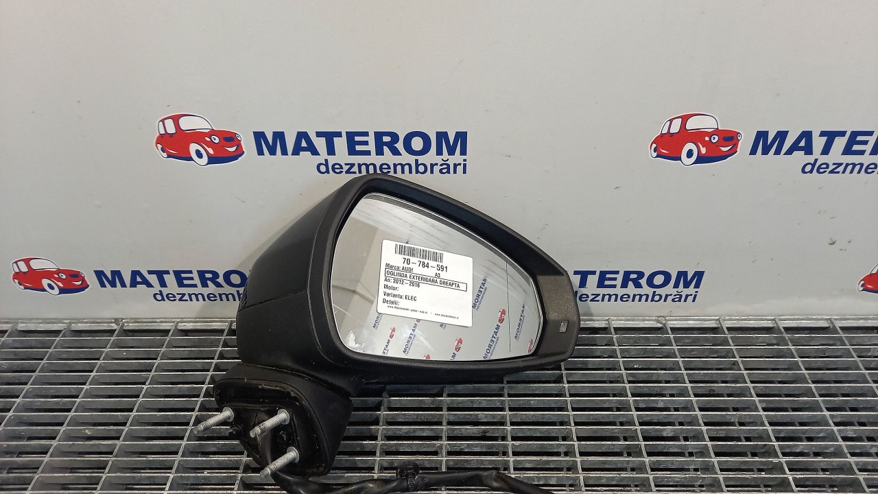 OGLINDA EXTERIOARA DREAPTA AUDI A3 - - (2012 2016)