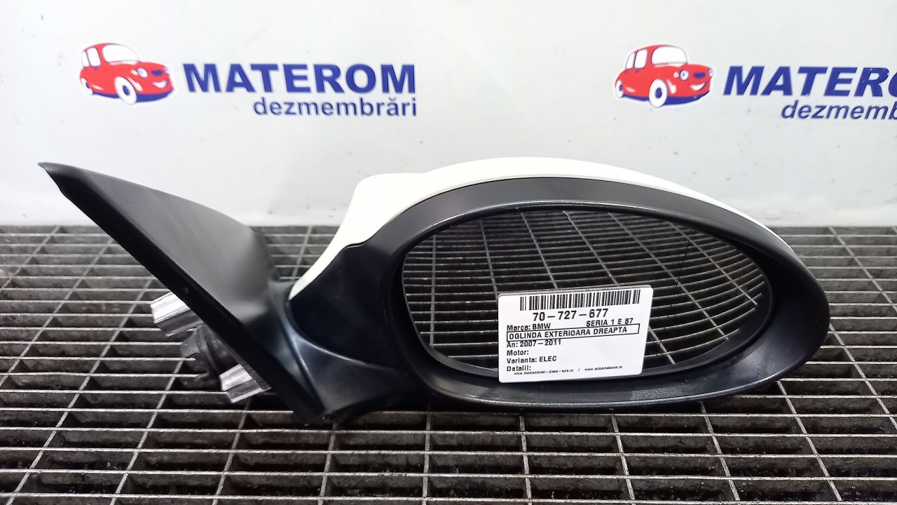 OGLINDA EXTERIOARA DREAPTA BMW SERIA 1 E 87 SERIA 1 E 87 - - (2007 2011)