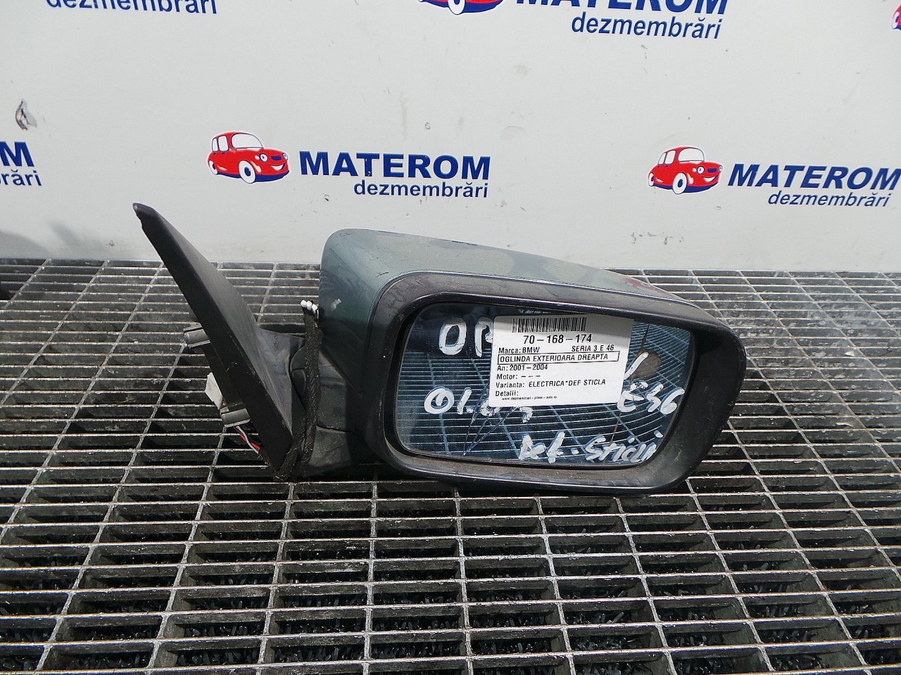 OGLINDA EXTERIOARA DREAPTA BMW SERIA 3 E 46 - - (2001 2004)