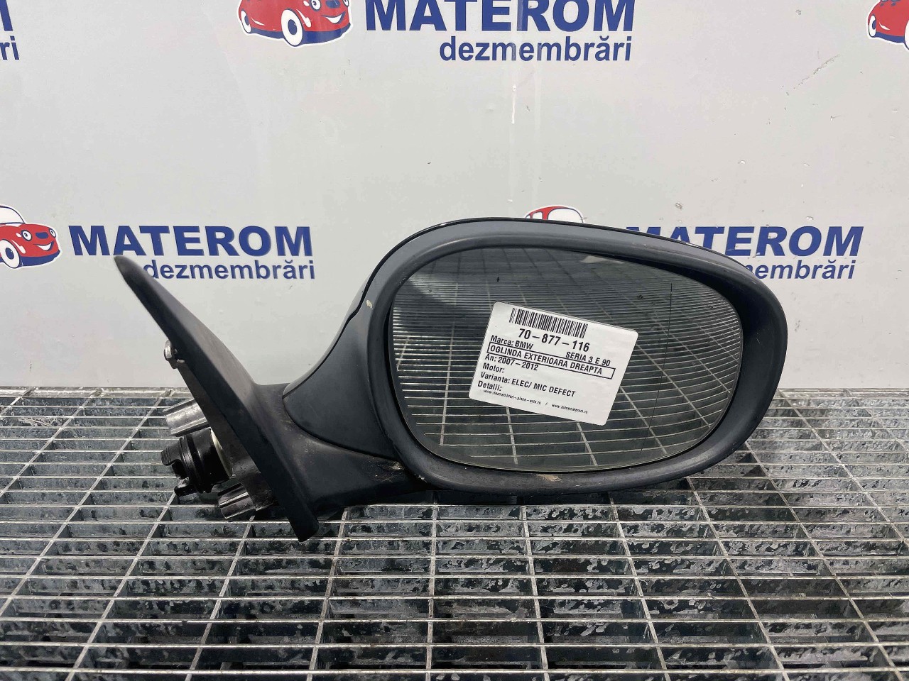 OGLINDA EXTERIOARA DREAPTA BMW SERIA 3 E 90 - - (2007 2012)