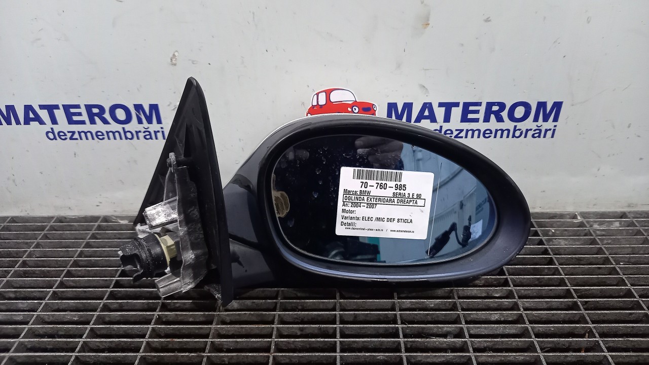 OGLINDA EXTERIOARA DREAPTA BMW SERIA 3 E 90 SERIA 3 E 90 - - (2004 2007)