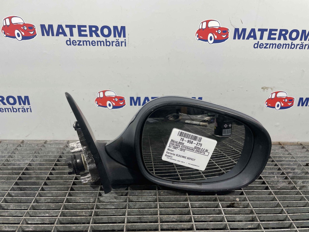 OGLINDA EXTERIOARA DREAPTA BMW SERIA 3 E 90 SERIA 3 E 90 - - (2007 2012)