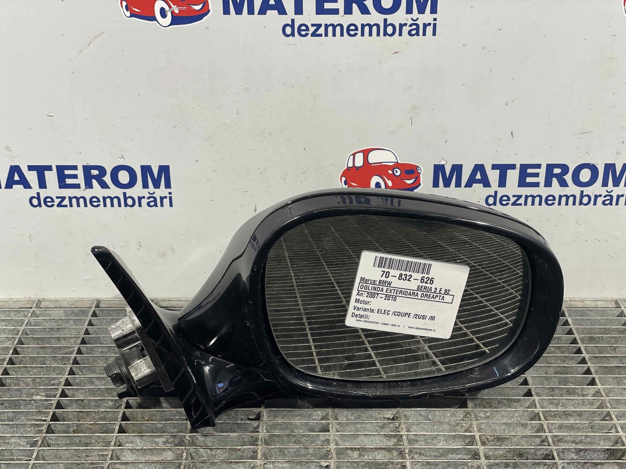 OGLINDA EXTERIOARA DREAPTA BMW SERIA 3 E 92 SERIA 3 E 92 - - (2007 2010)
