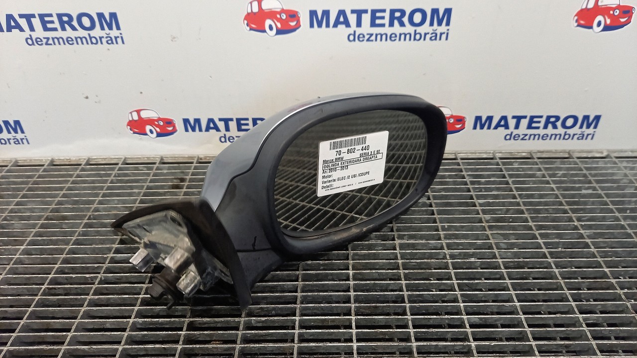 OGLINDA EXTERIOARA DREAPTA BMW SERIA 3 E 92 SERIA 3 E 92 - - (2010 2013)
