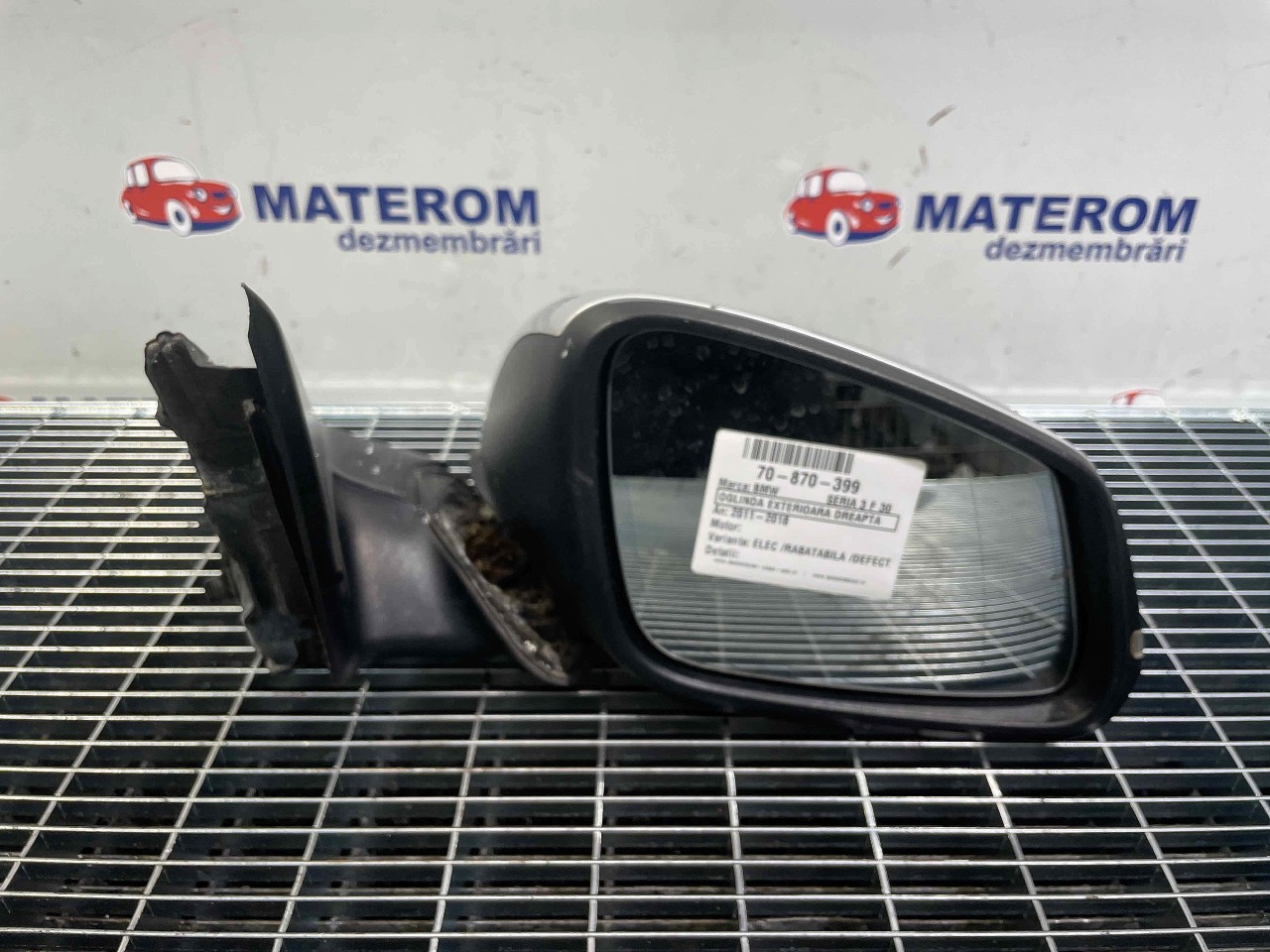 OGLINDA EXTERIOARA DREAPTA BMW SERIA 3 F 30 - - (2011 2018)