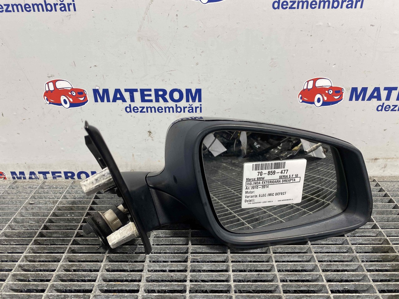 OGLINDA EXTERIOARA DREAPTA BMW SERIA 5 F 10 SERIA 5 F 10 - - (2010 2014)