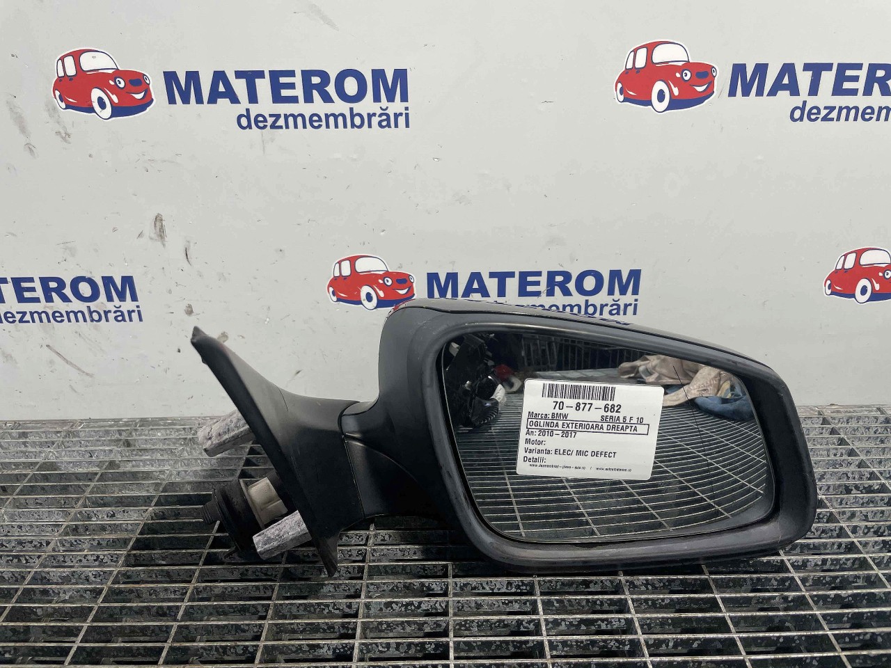 OGLINDA EXTERIOARA DREAPTA BMW SERIA 5 F 10 SERIA 5 F 10 - - (2010 2017)