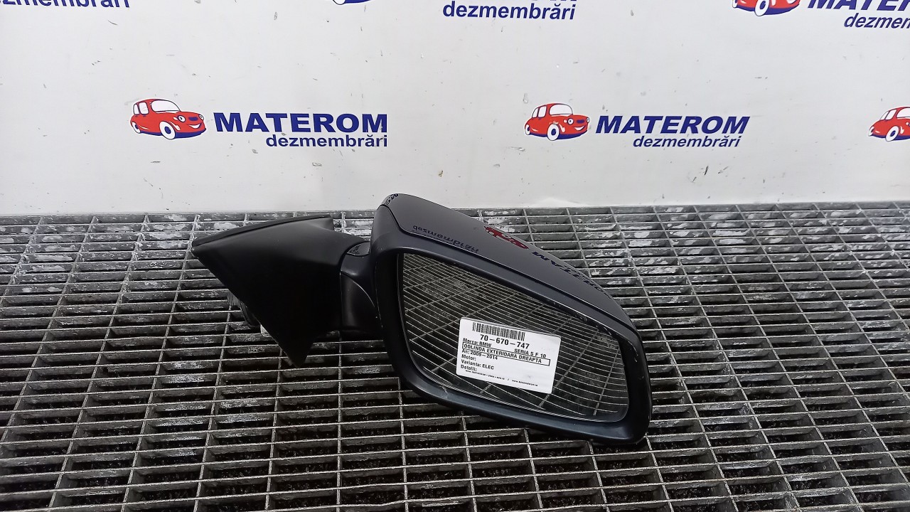 OGLINDA EXTERIOARA DREAPTA BMW SERIA 5 F 10 SERIA 5 F 10 - - (2010 2014)