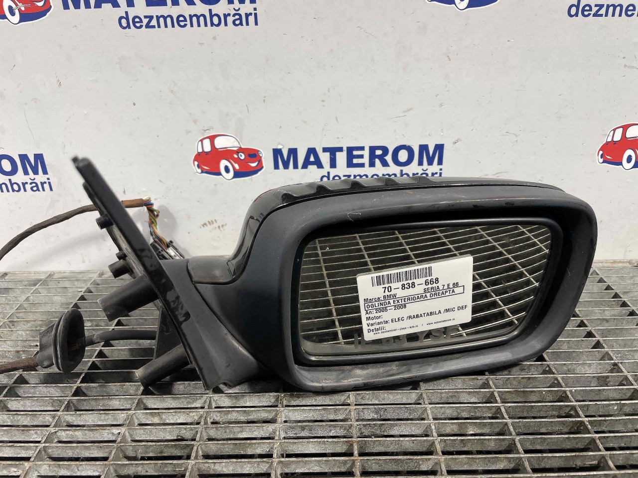 OGLINDA EXTERIOARA DREAPTA BMW SERIA 7 E 66 SERIA 7 E 66 - - (2005 2008)