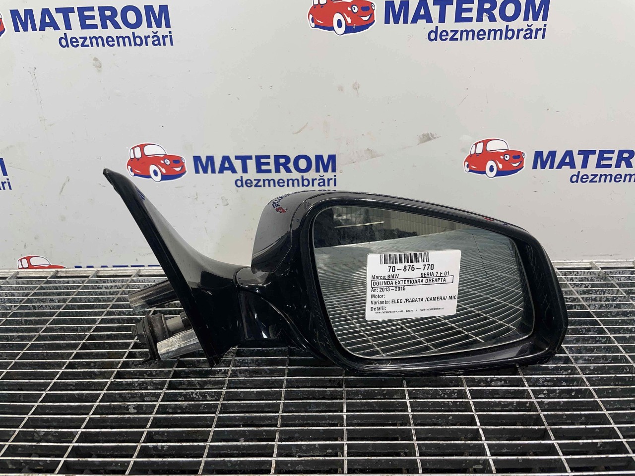 OGLINDA EXTERIOARA DREAPTA BMW SERIA 7 F 01 - - (2013 2015)
