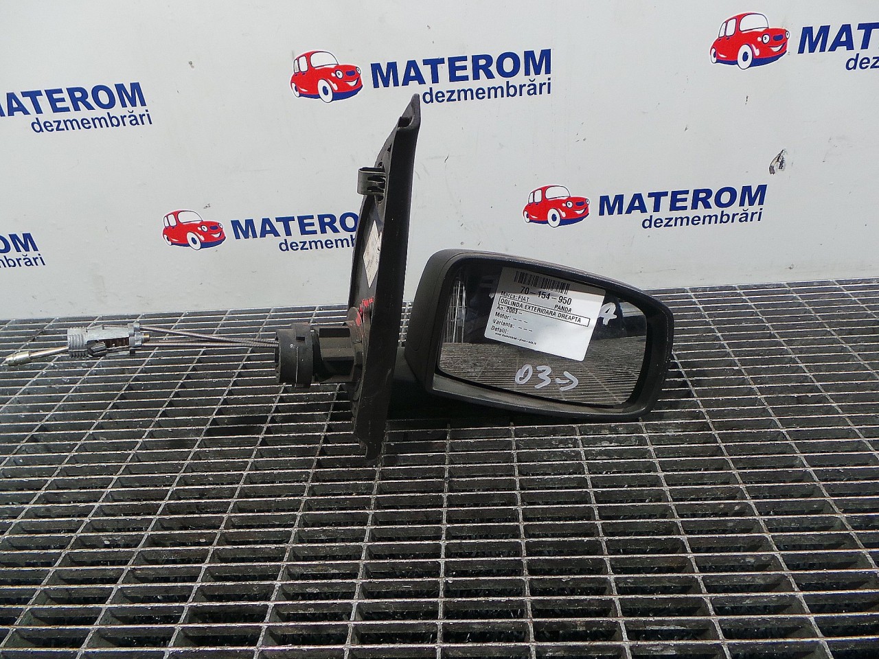 OGLINDA EXTERIOARA DREAPTA FIAT PANDA - - (2003 2011)