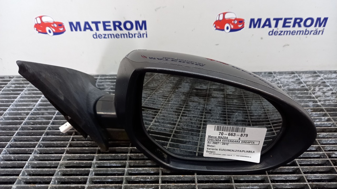 OGLINDA EXTERIOARA DREAPTA MAZDA 6 6 - - (2007 2012)