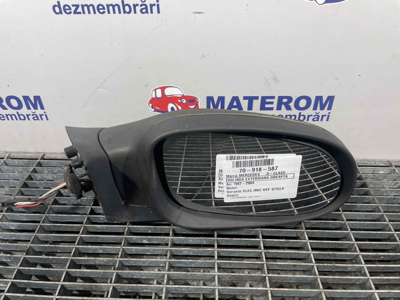OGLINDA EXTERIOARA DREAPTA MERCEDES A-CLASS - - (1997 2004)
