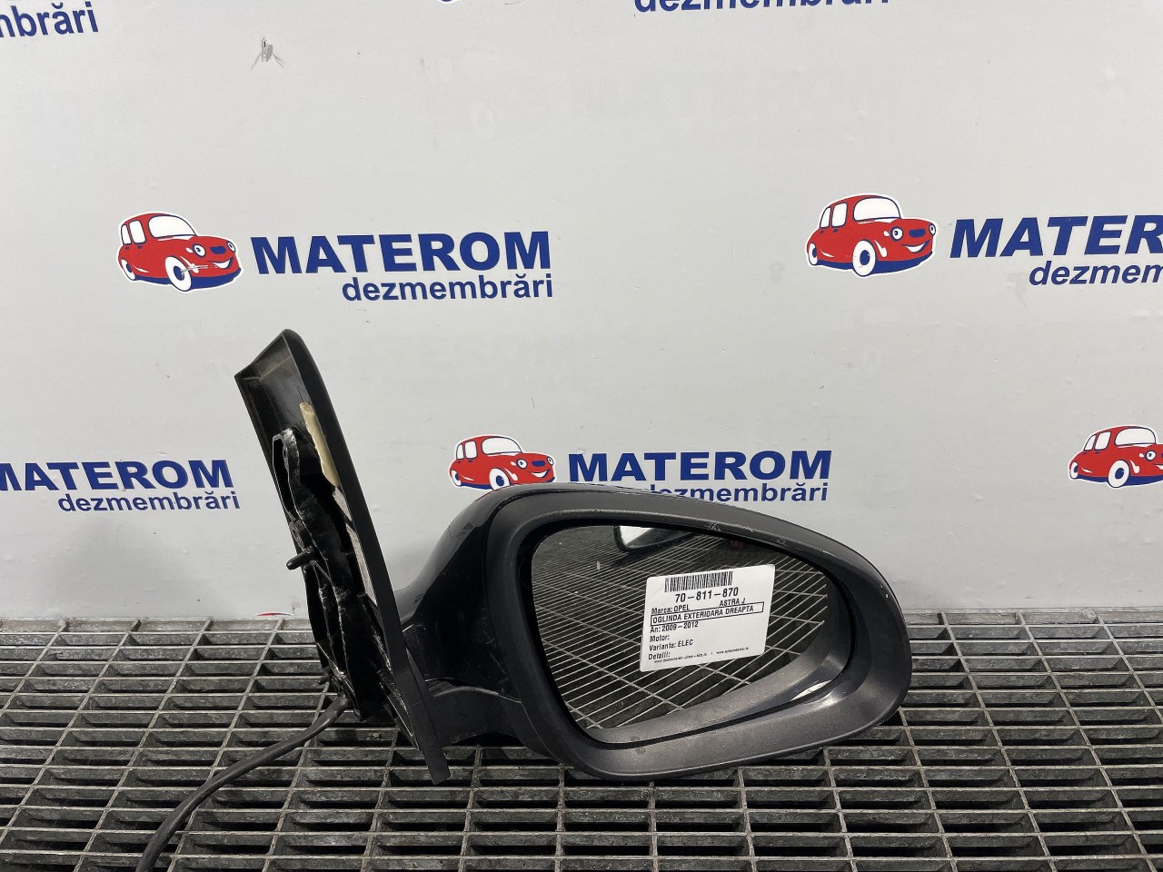 OGLINDA EXTERIOARA DREAPTA OPEL ASTRA J ASTRA J - - (2009 2012)