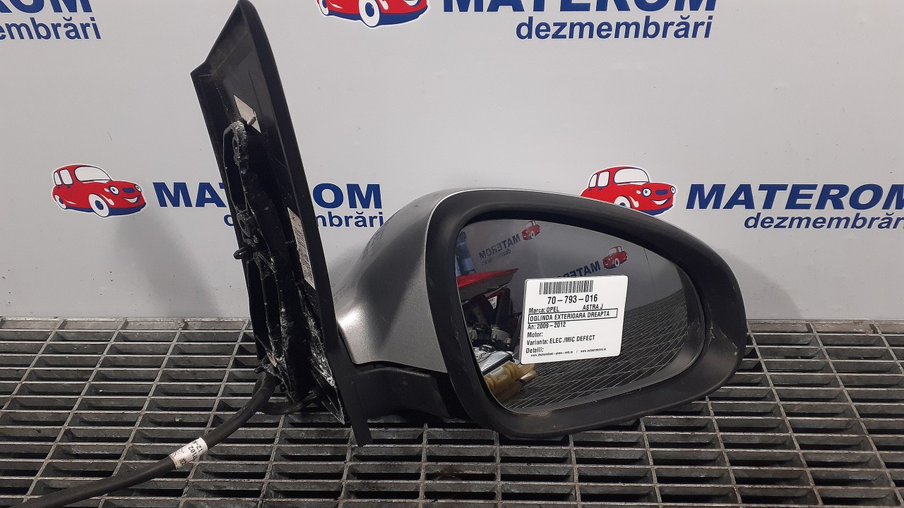 OGLINDA EXTERIOARA DREAPTA OPEL ASTRA J ASTRA J - - (2009 2012)