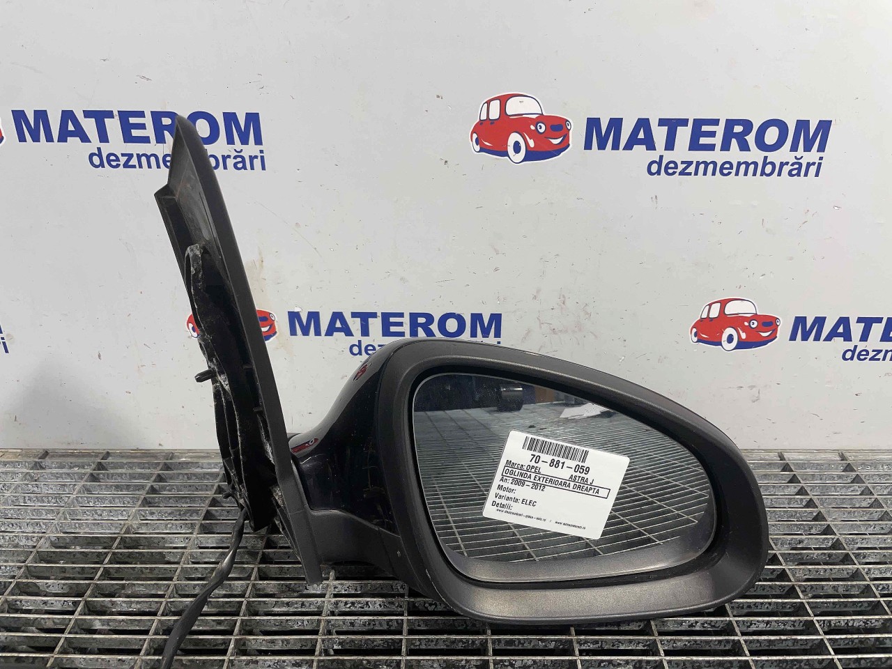 OGLINDA EXTERIOARA DREAPTA OPEL ASTRA J ASTRA J - - (2009 2012)