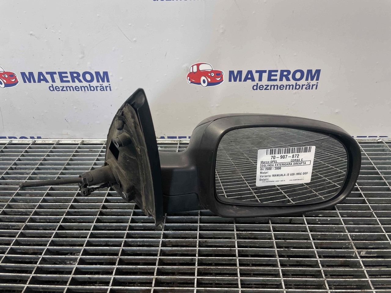OGLINDA EXTERIOARA DREAPTA OPEL CORSA C - - (2000 2006)