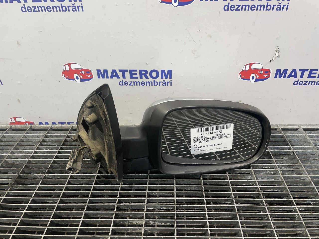 OGLINDA EXTERIOARA DREAPTA OPEL CORSA C CORSA C - - (2000 2006)