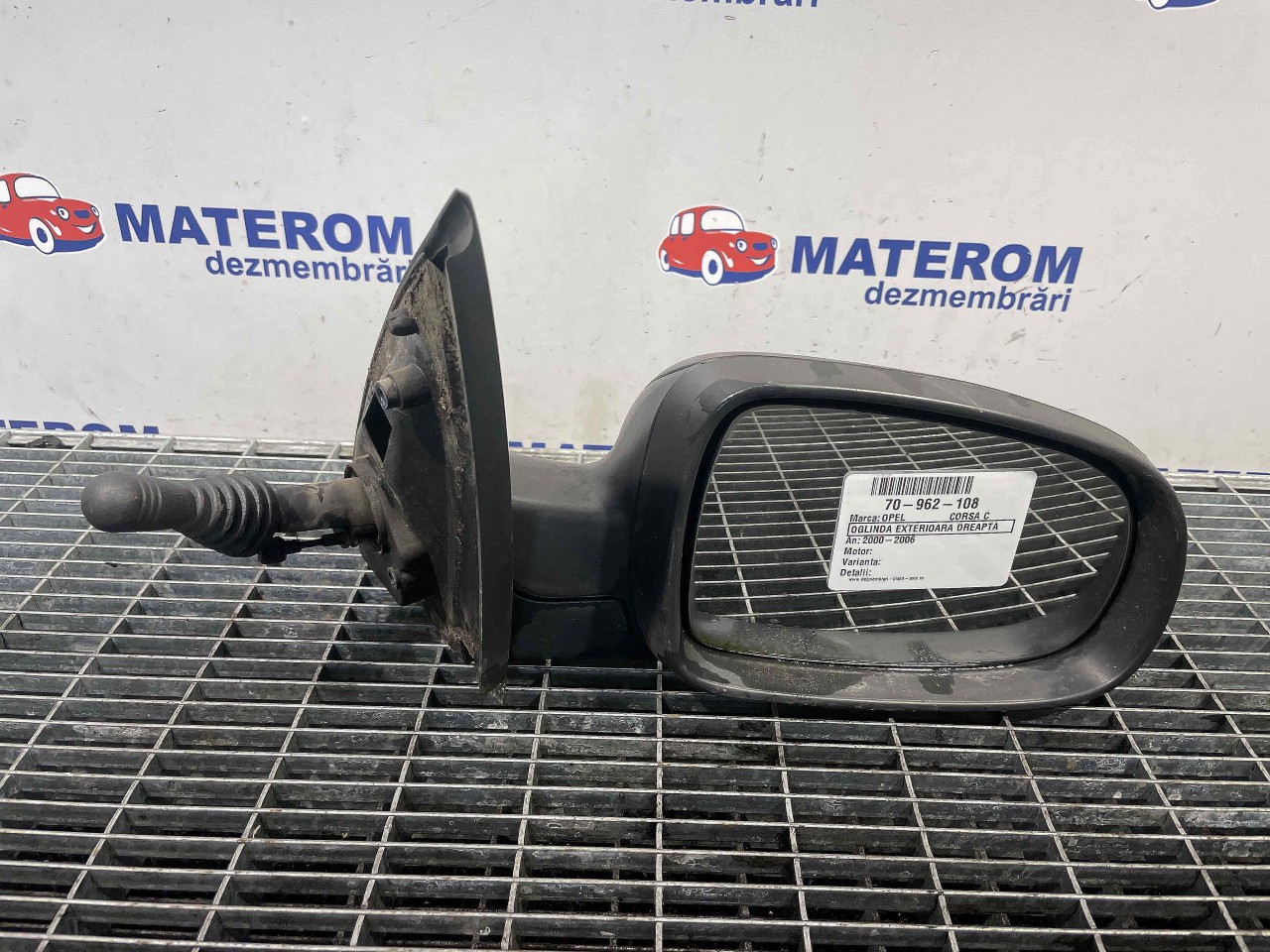 OGLINDA EXTERIOARA DREAPTA OPEL CORSA C CORSA C - - (2000 2006)