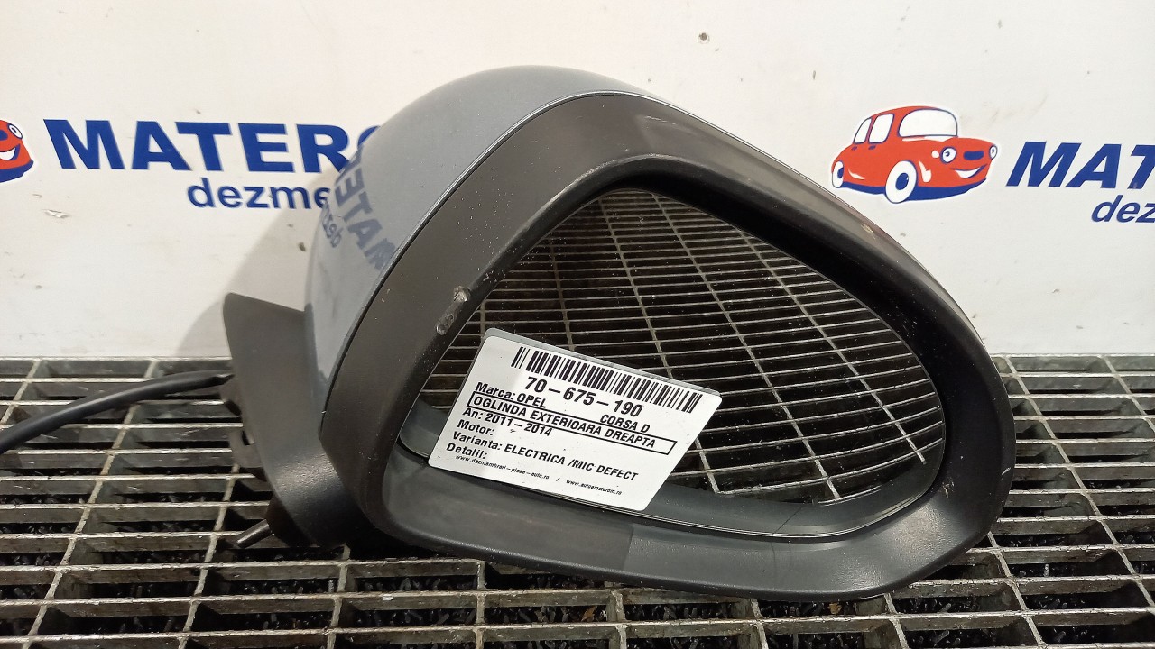 OGLINDA EXTERIOARA DREAPTA OPEL CORSA D - - (2011 2014)