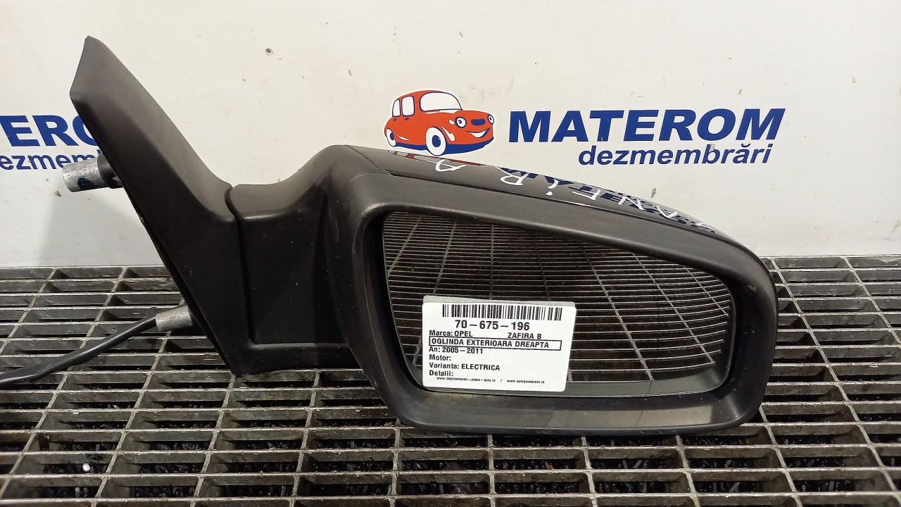 OGLINDA EXTERIOARA DREAPTA OPEL ZAFIRA B ZAFIRA B - - (2005 2011)