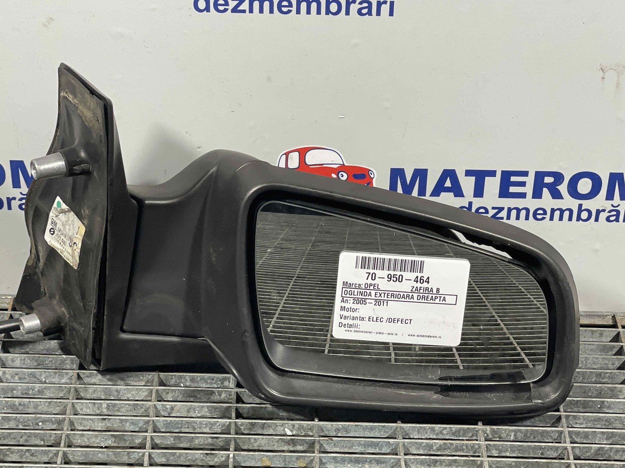 OGLINDA EXTERIOARA DREAPTA OPEL ZAFIRA B ZAFIRA B - - (2005 2011)