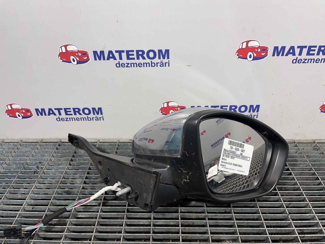 OGLINDA EXTERIOARA DREAPTA PEUGEOT 208 208 - - (2015 2019)