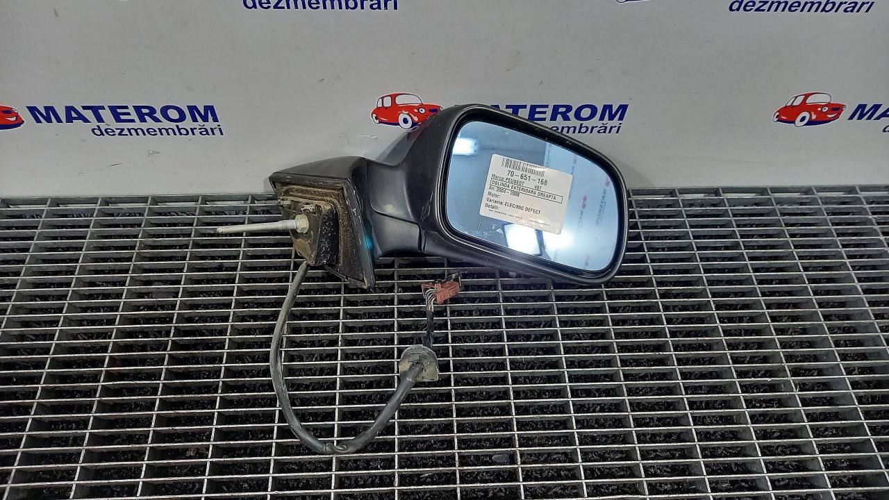 OGLINDA EXTERIOARA DREAPTA PEUGEOT 407 407 - - (2004 2008)