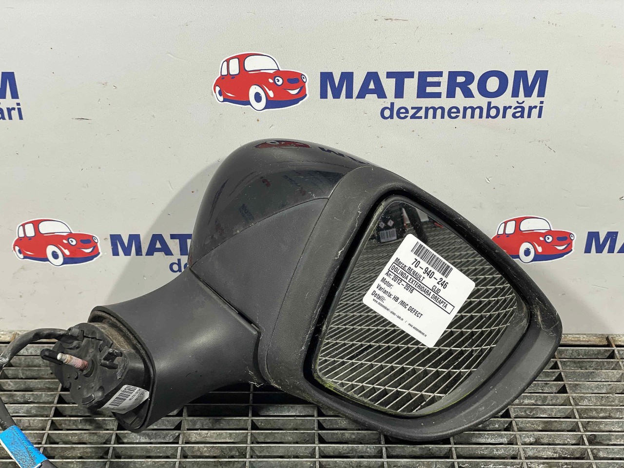 OGLINDA EXTERIOARA DREAPTA RENAULT CLIO CLIO - - (2012 2016)