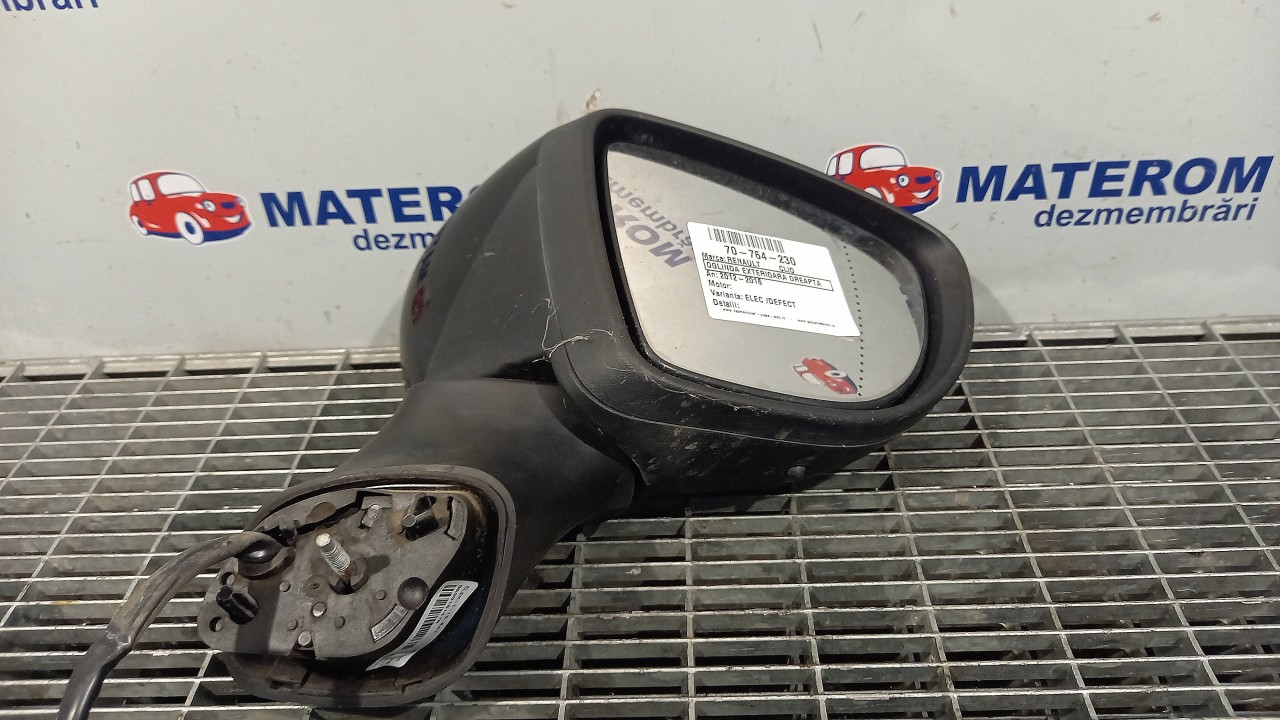 OGLINDA EXTERIOARA DREAPTA RENAULT CLIO CLIO - - (2012 2016)