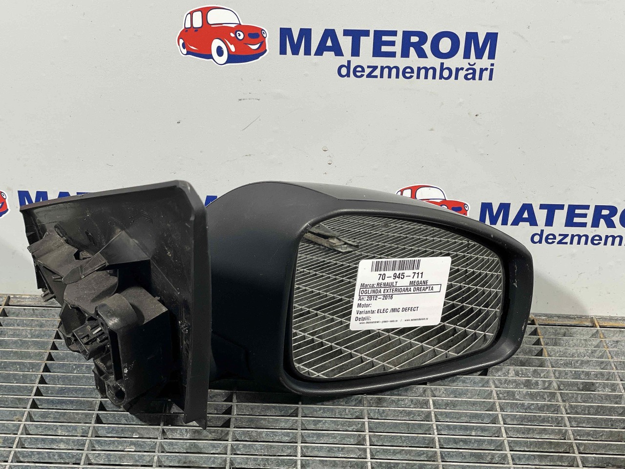 OGLINDA EXTERIOARA DREAPTA RENAULT MEGANE MEGANE - - (2012 2016)