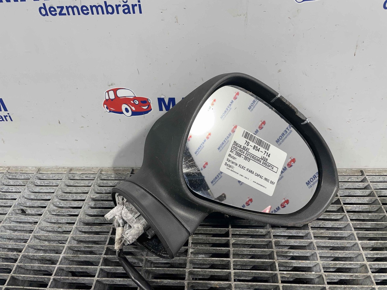 OGLINDA EXTERIOARA DREAPTA SEAT LEON - - (2006 2012)