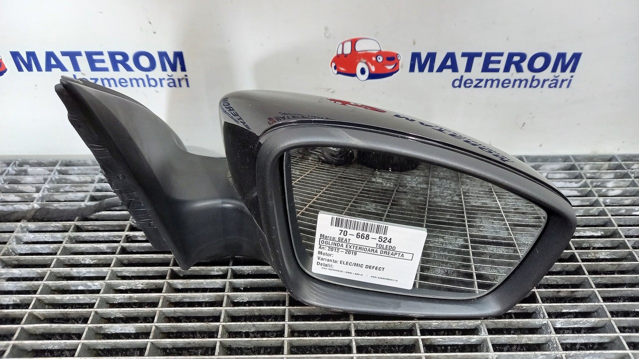 OGLINDA EXTERIOARA DREAPTA SEAT TOLEDO - - (2012 2019)