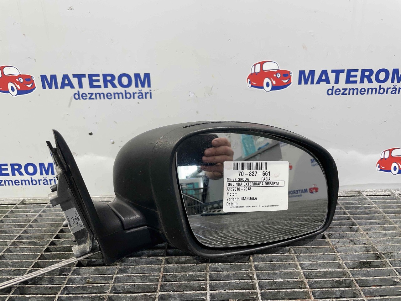 OGLINDA EXTERIOARA DREAPTA SKODA FABIA - - (2010 2013)