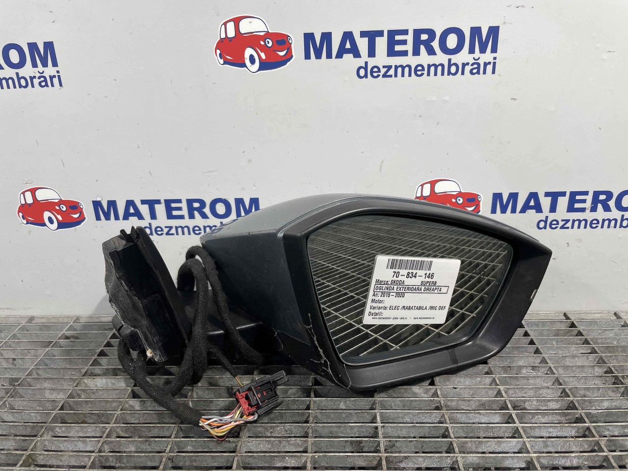 OGLINDA EXTERIOARA DREAPTA SKODA SUPERB SUPERB - - (2015 2020)