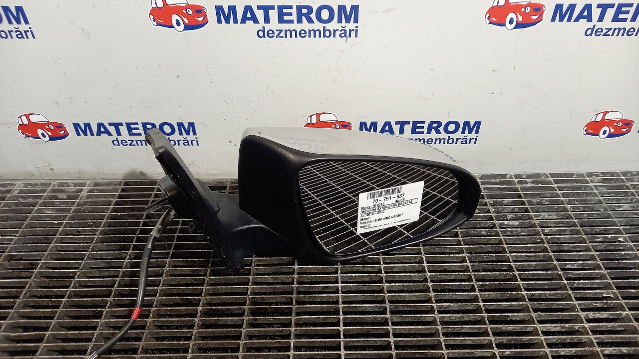 OGLINDA EXTERIOARA DREAPTA TOYOTA AURIS AURIS - - (2012 2015)