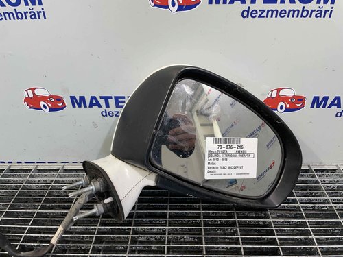 OGLINDA EXTERIOARA DREAPTA TOYOTA AVENSIS AVENSIS - - (2012 2015)