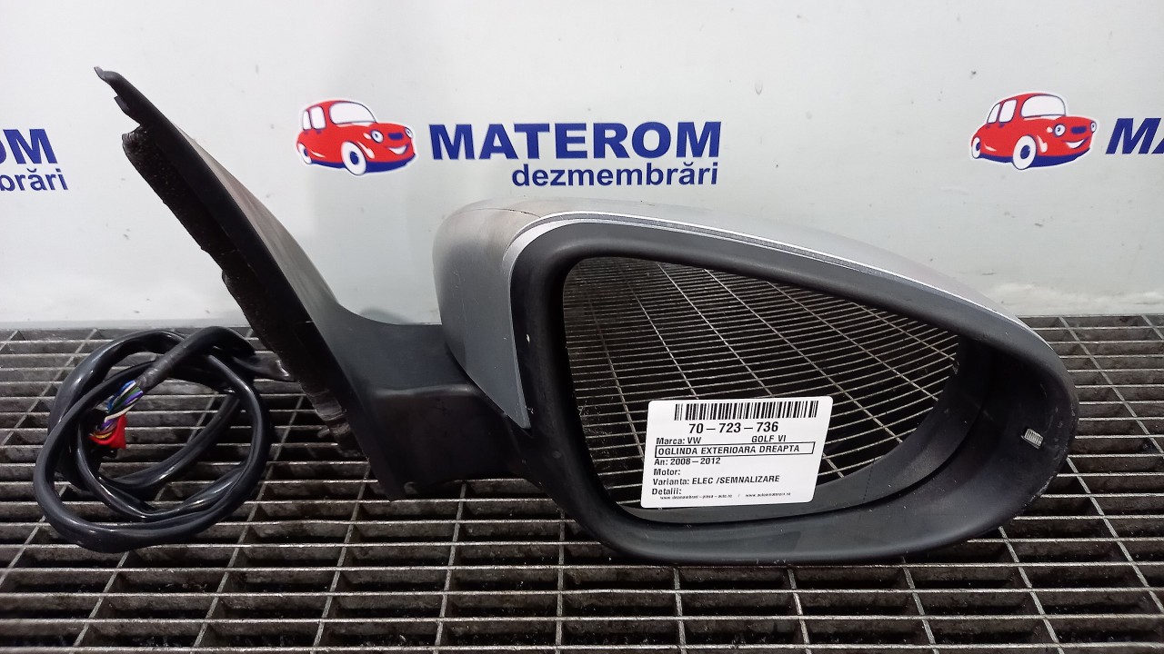 OGLINDA EXTERIOARA DREAPTA VW GOLF VI - - (2008 2012)
