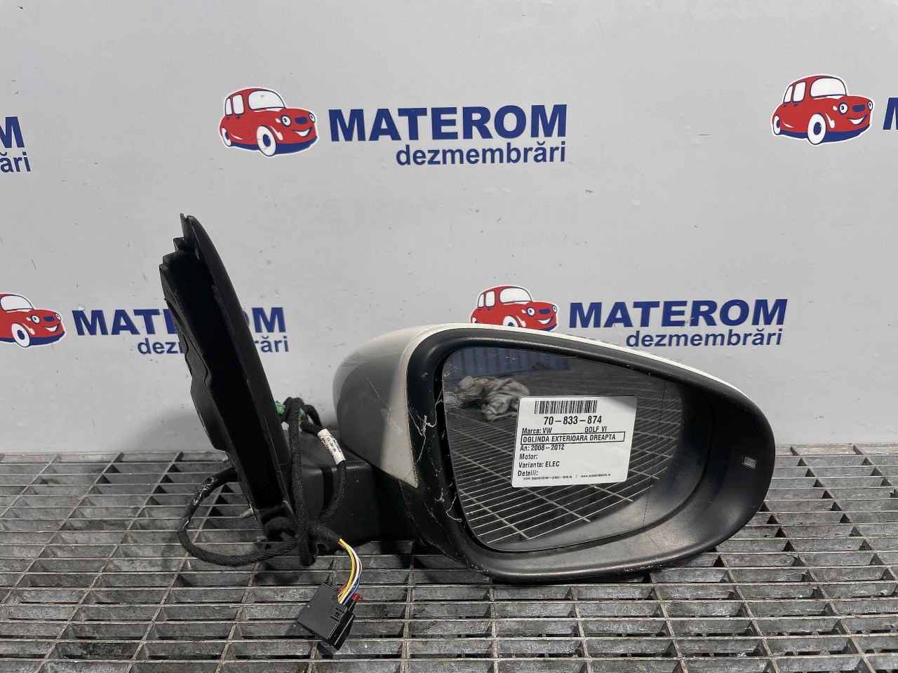OGLINDA EXTERIOARA DREAPTA VW GOLF VI GOLF VI - - (2008 2012)