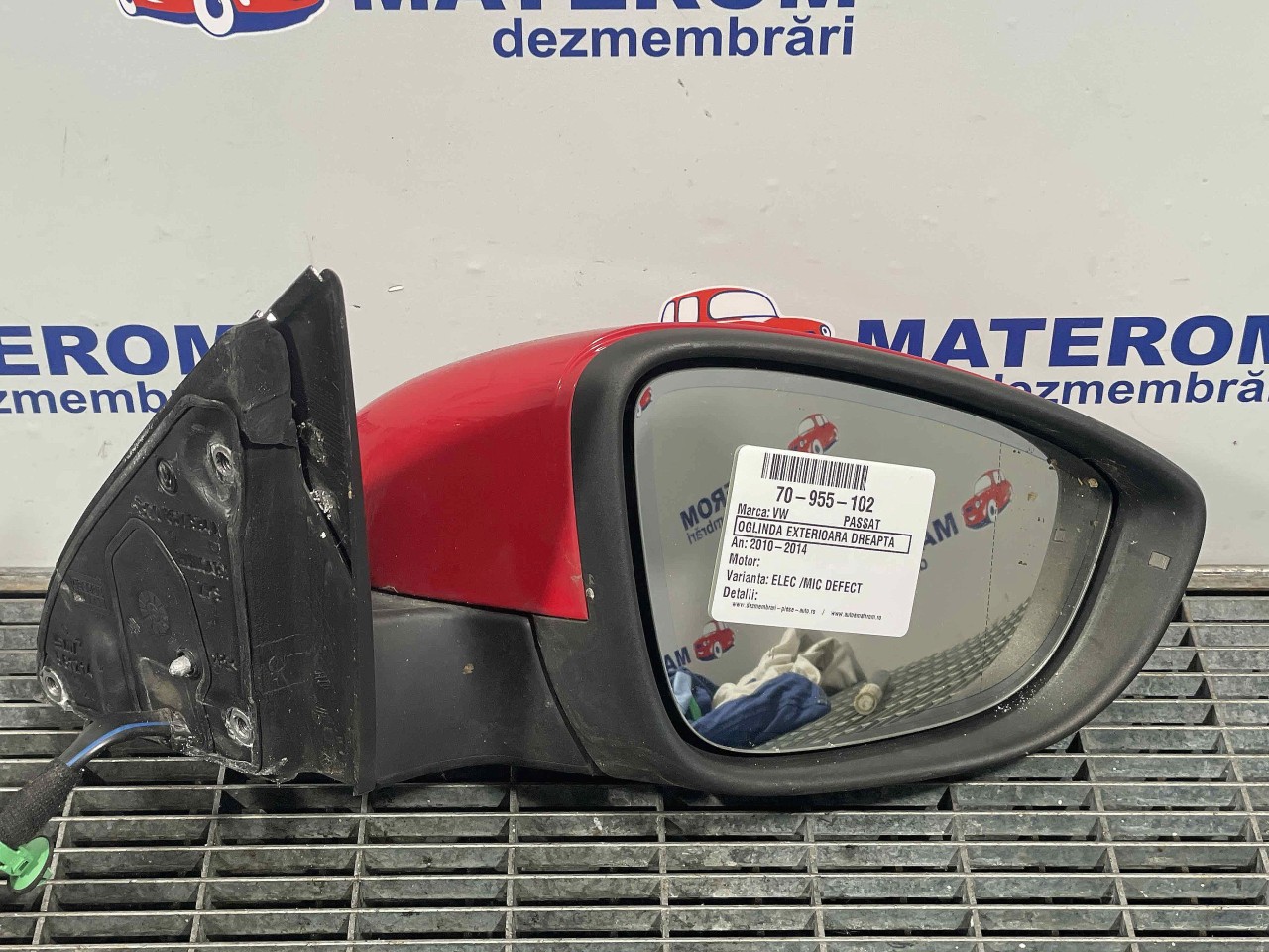 OGLINDA EXTERIOARA DREAPTA VW PASSAT - - (2010 2014)