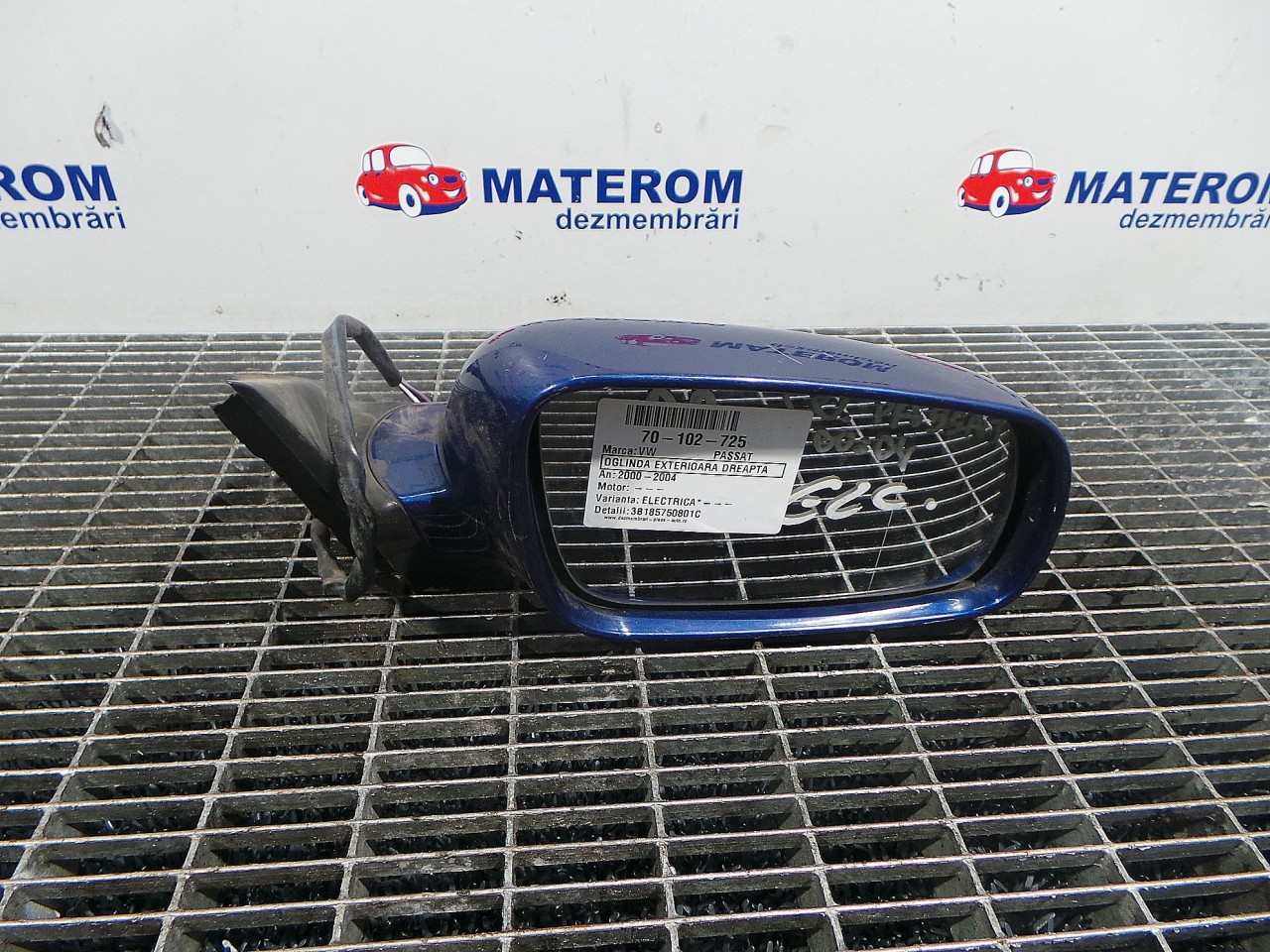 OGLINDA EXTERIOARA DREAPTA VW PASSAT PASSAT - - (2000 2004)