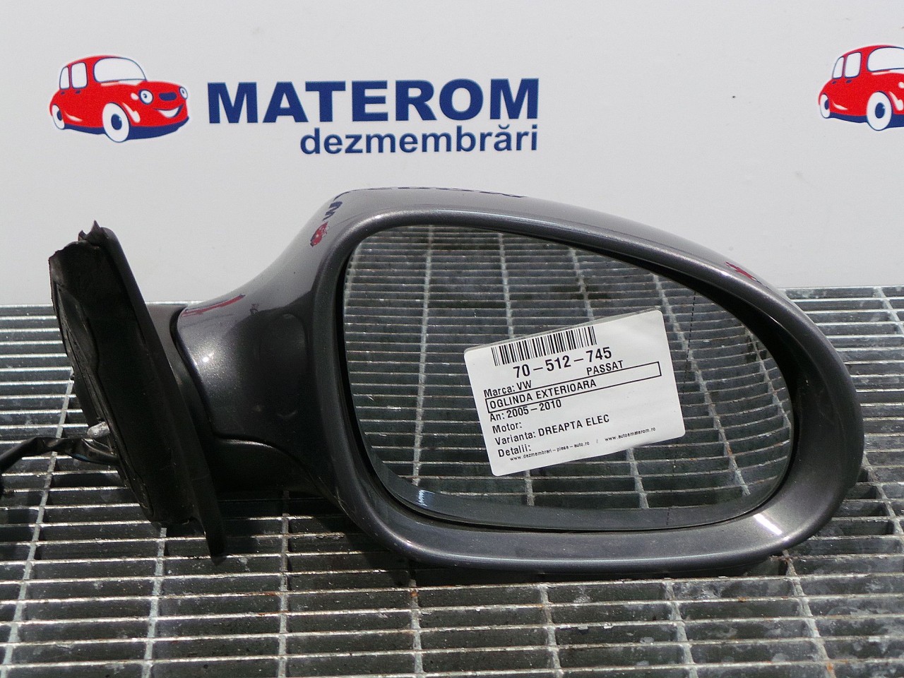 OGLINDA EXTERIOARA DREAPTA VW PASSAT PASSAT - - (2005 2010)