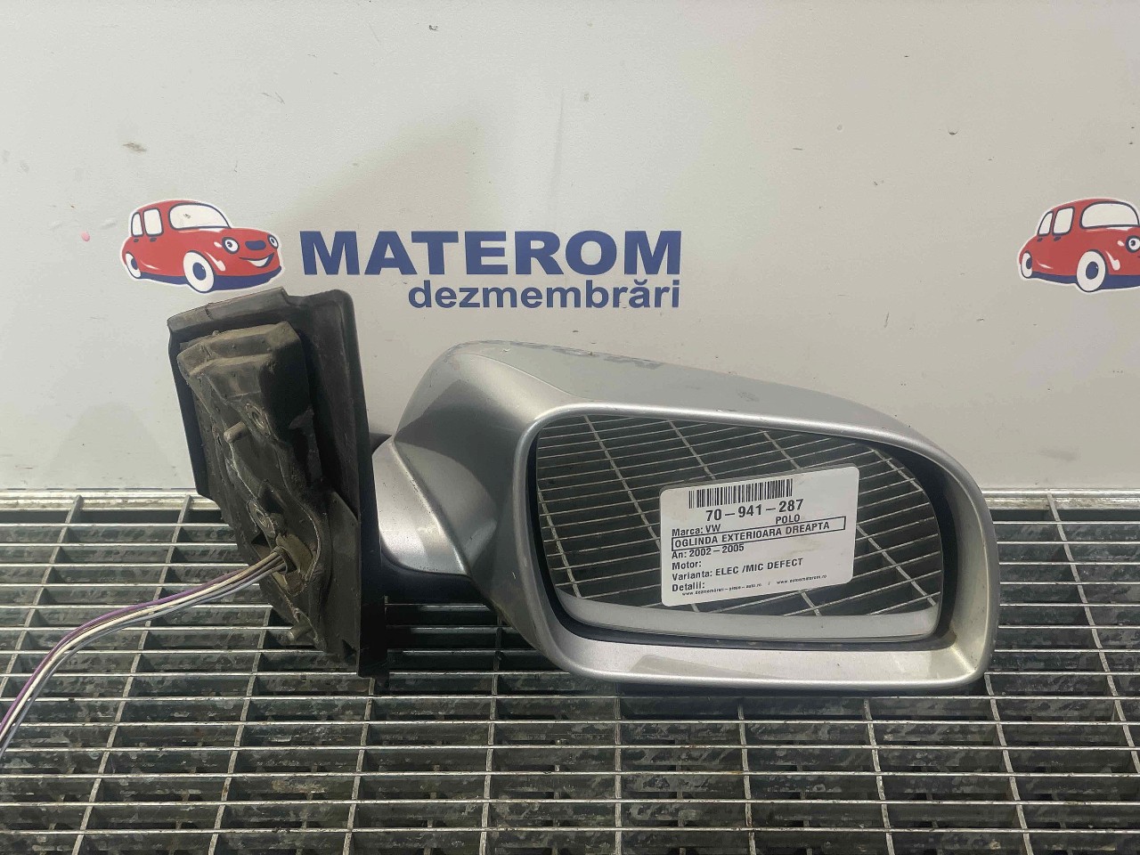 OGLINDA EXTERIOARA DREAPTA VW POLO POLO - - (2002 2005)