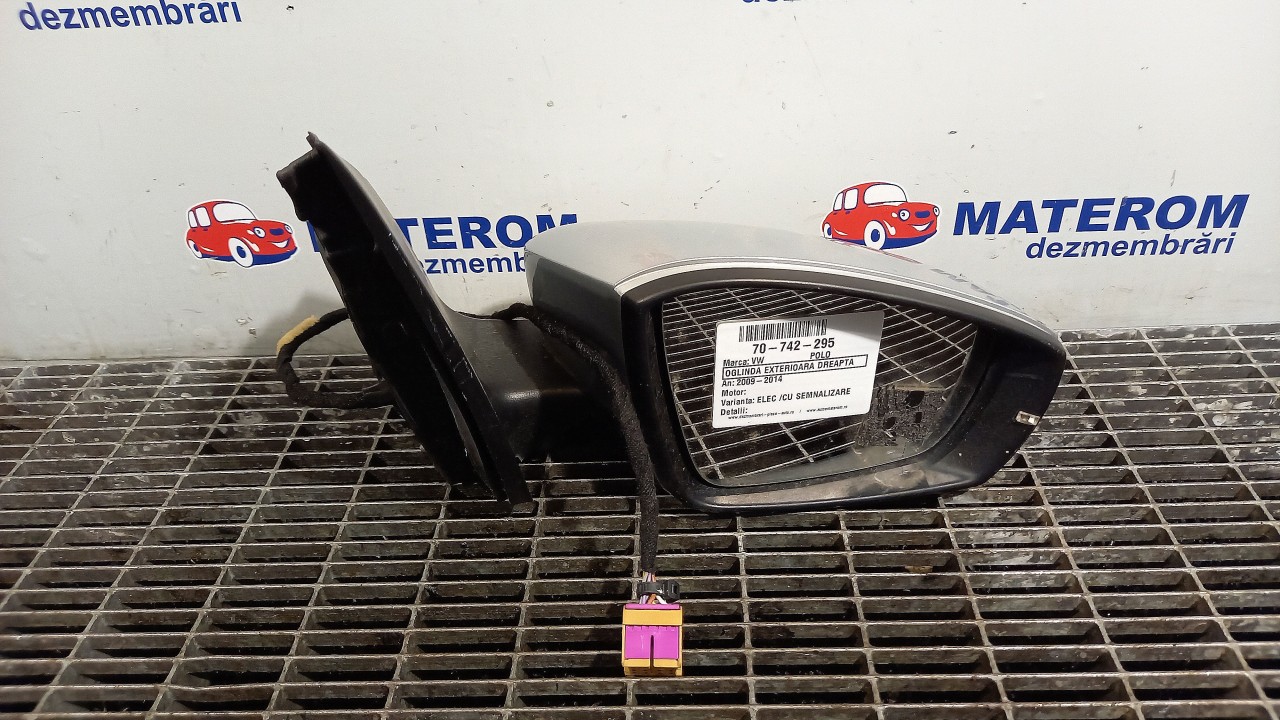 OGLINDA EXTERIOARA DREAPTA VW POLO POLO - - (2009 2014)