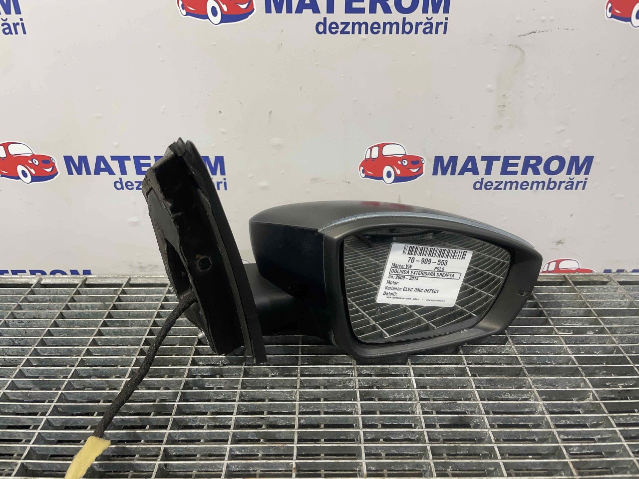 OGLINDA EXTERIOARA DREAPTA VW POLO POLO - - (2009 2014)