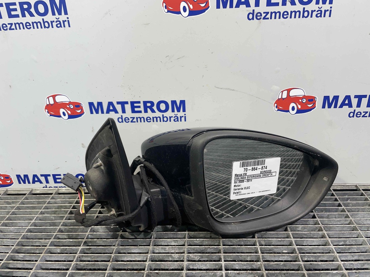OGLINDA EXTERIOARA DREAPTA VW SCIROCCO - - (2008 2014)