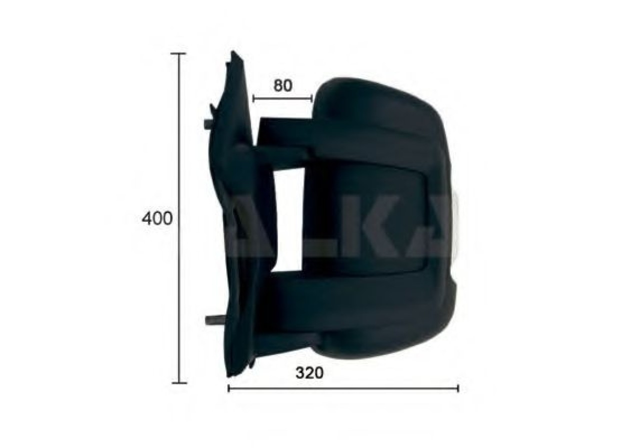Oglinda exterioara PEUGEOT BOXER bus (2006 - 2016) ALKAR 9201922 piesa NOUA
