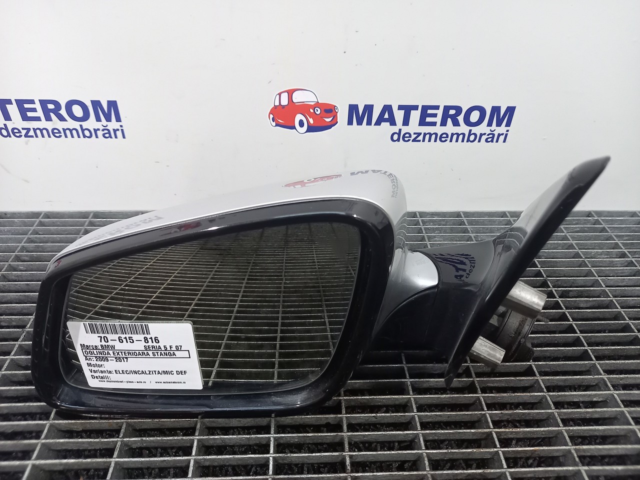 OGLINDA EXTERIOARA STANGA BMW SERIA 5 F 07 - - (2009 2017)