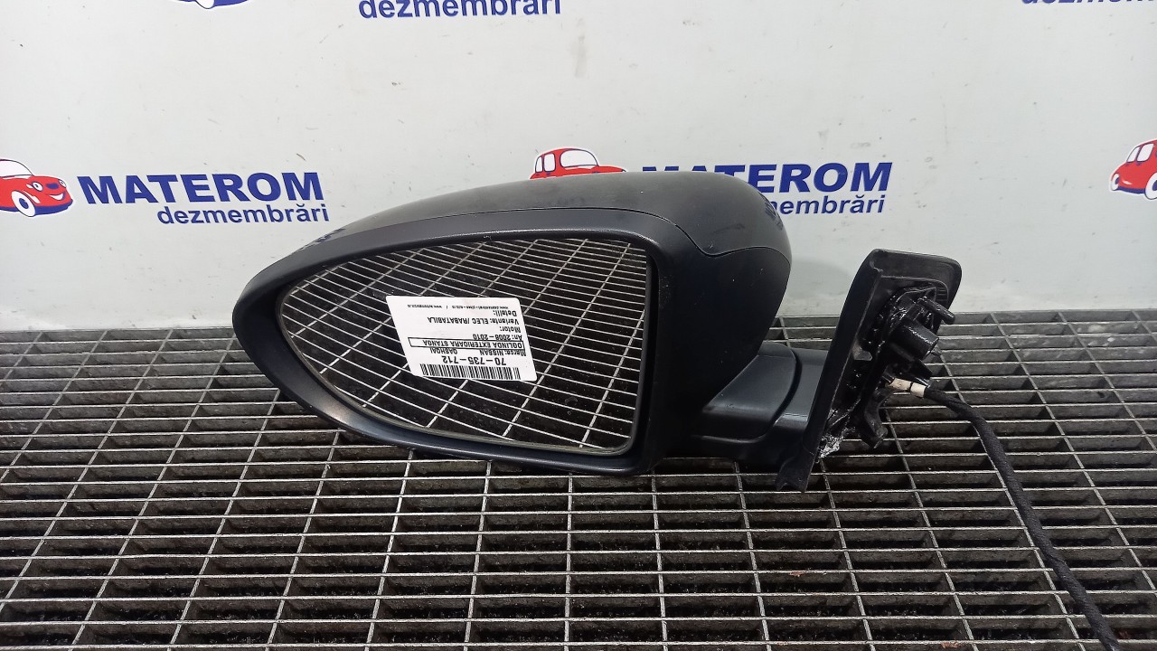 OGLINDA EXTERIOARA STANGA NISSAN QASHQAI - - (2006 2010)